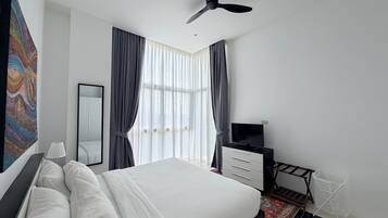 1 bedroom, iron/ironing board, Internet, bed sheets