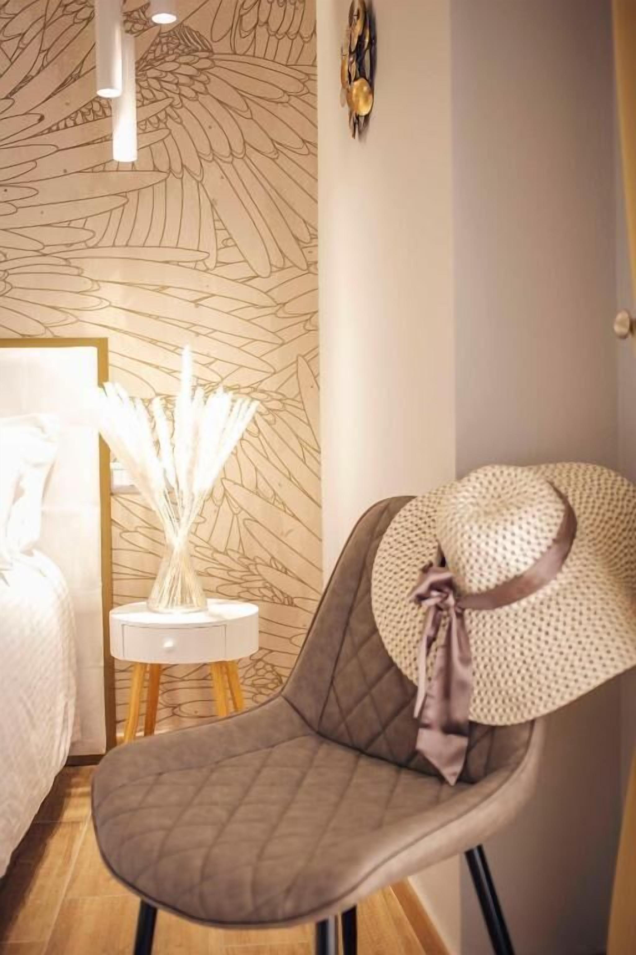 Chambre Deluxe Double ou avec lits jumeaux, balcon, vue ville | Intérieur