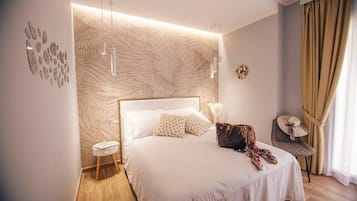 Chambre Deluxe Double ou avec lits jumeaux, balcon, vue ville