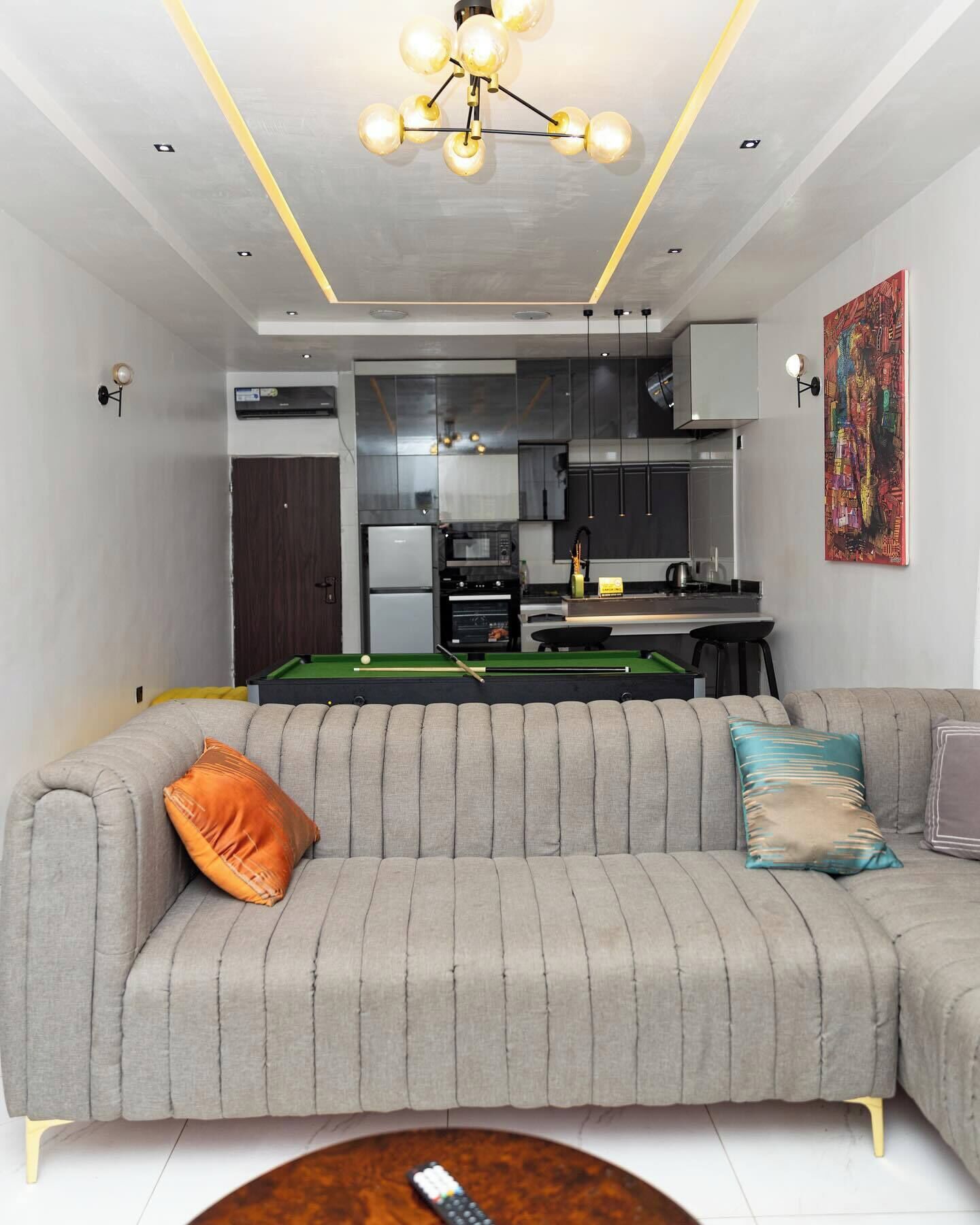 Family Apartment, Balcony, City View | Living area