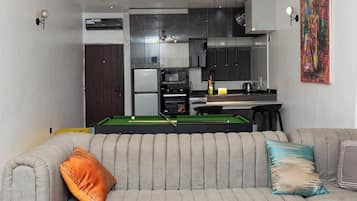 Family Apartment, Balcony, City View | Living area