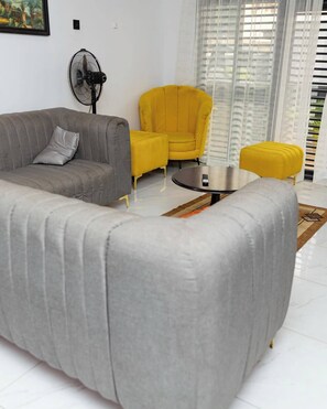 Family Apartment, Balcony, City View | Living area - Double N Apartment (Ilorin)