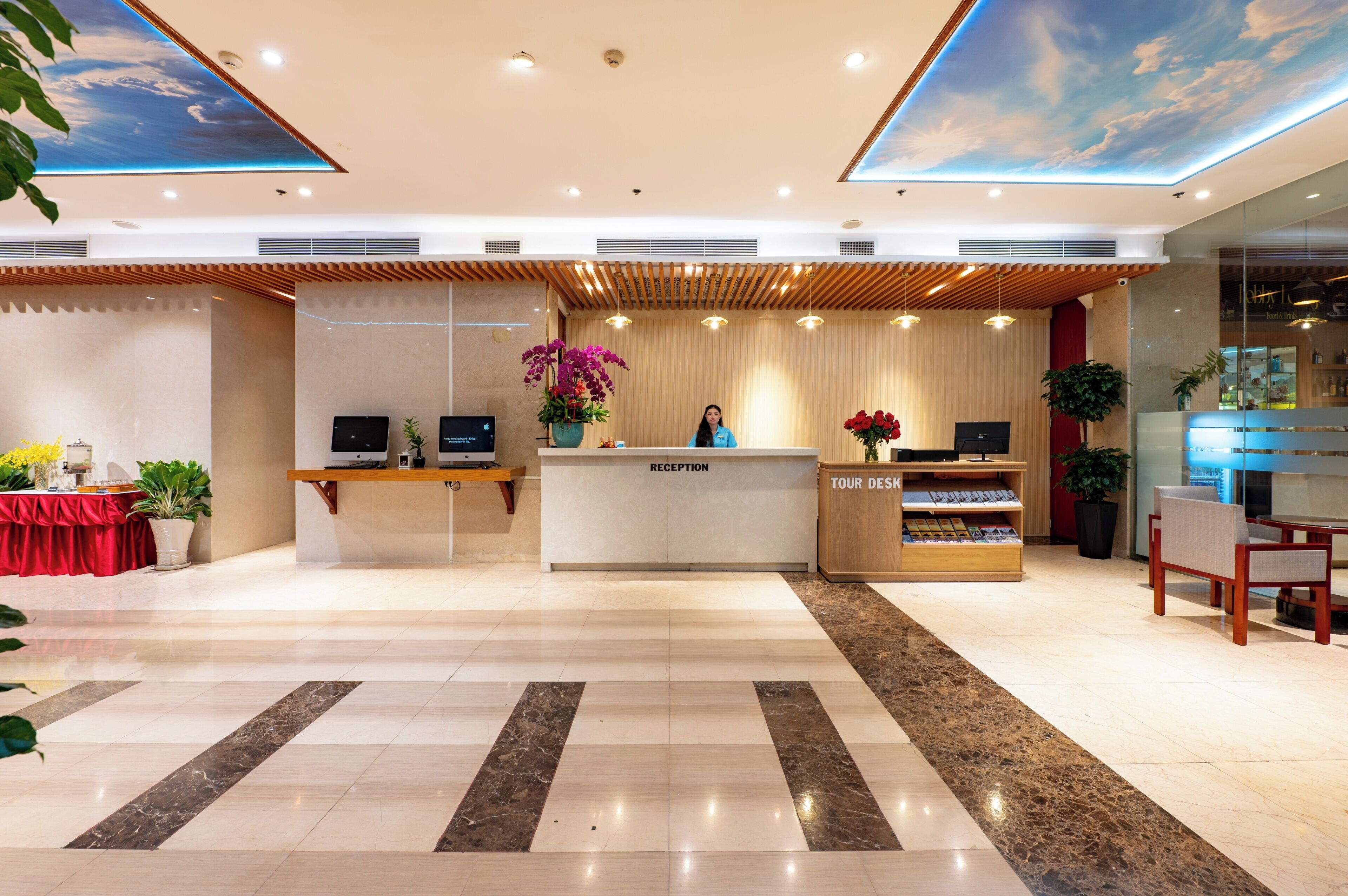 Lobby sitting area