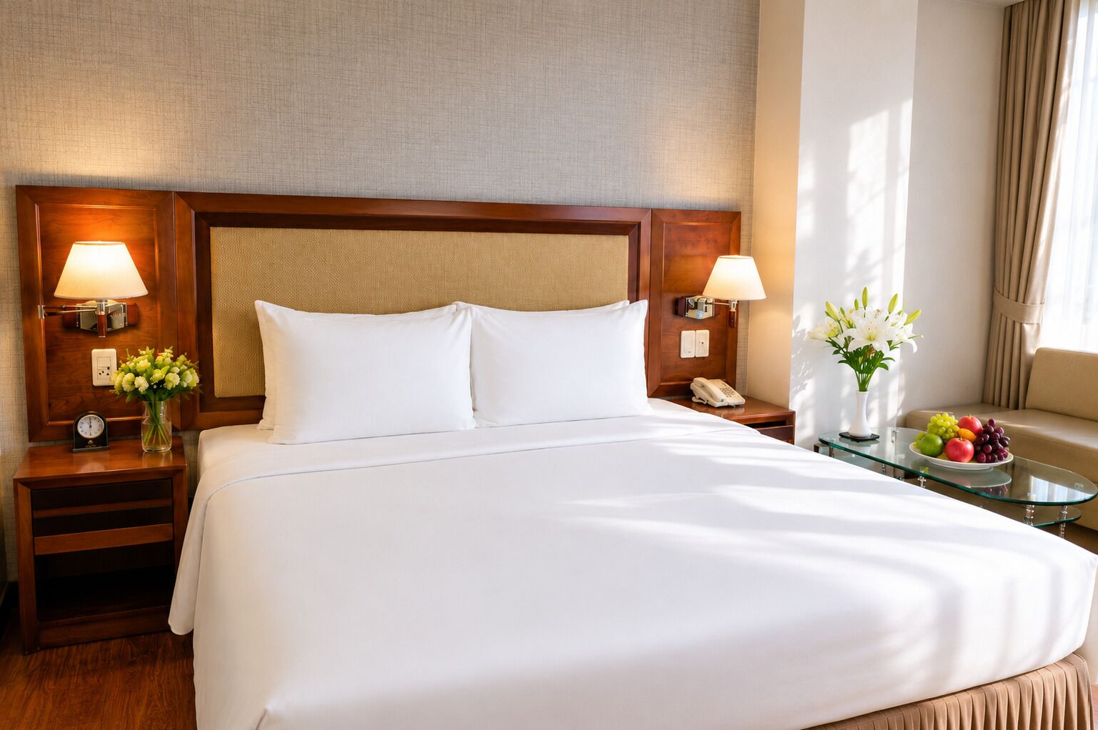 Habitación Deluxe doble, vistas a la ciudad | Wifi gratis y ropa de cama