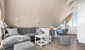 Fernseher, Kamin, DVD-Player, Bücher