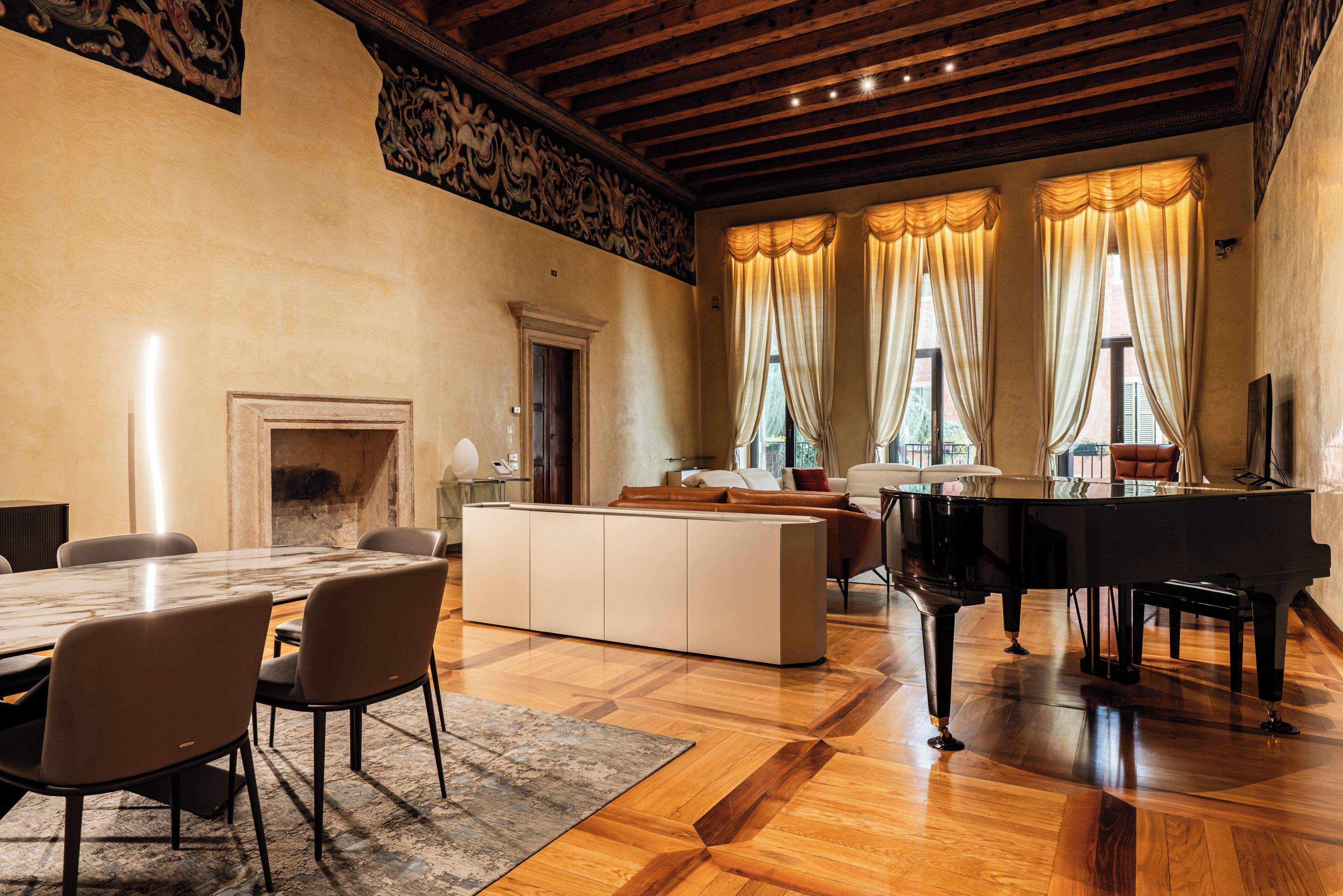 Departamento, 6 habitaciones, balcón, vista al jardín | Interior