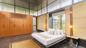 Villa Deluxe - utsikt mot trädgården