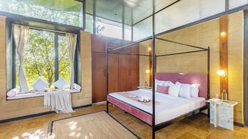 Deluxe villa, uitzicht op tuin