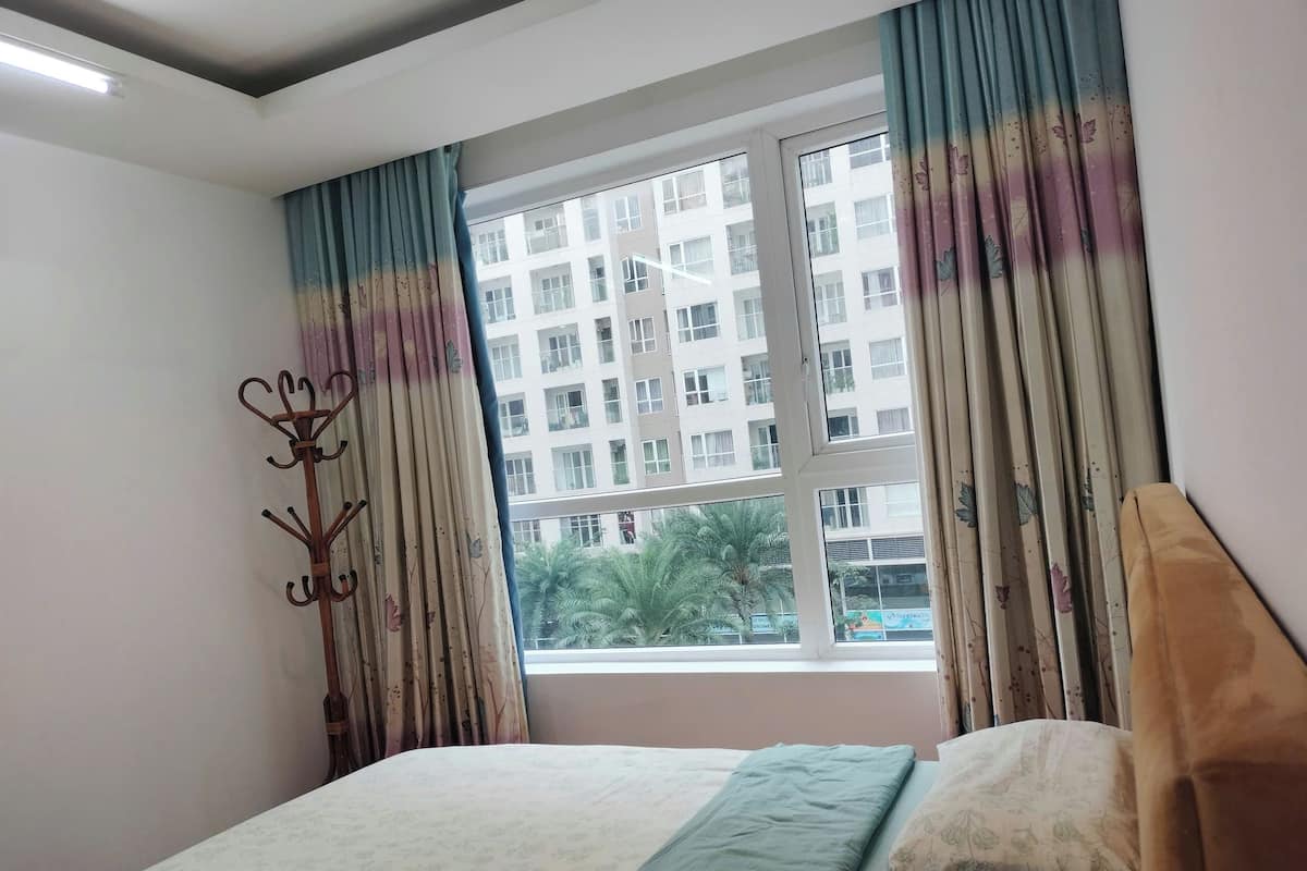 Apartamento família, sacada, vista para a cidade