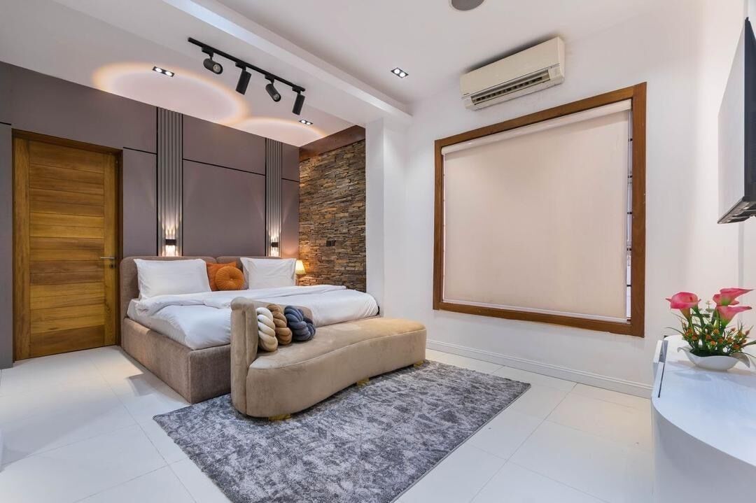 Lyxlägenhet - balkong - utsikt mot staden