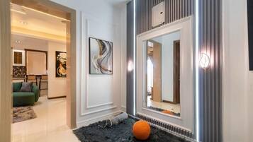 Luxury Apartment, Balcony, City View | Interior