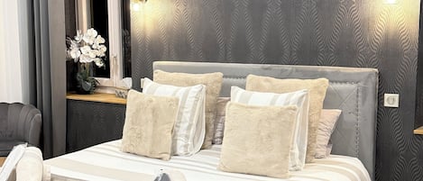 1 室のベッドルーム、アイロン / アイロン台、WiFi、ベッドシーツ