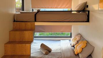 Mobile Unterkunft, Terrasse, Bergblick