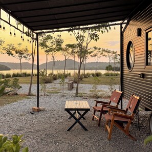 Mobile Home, Patio, Mountain View | Terrace/patio