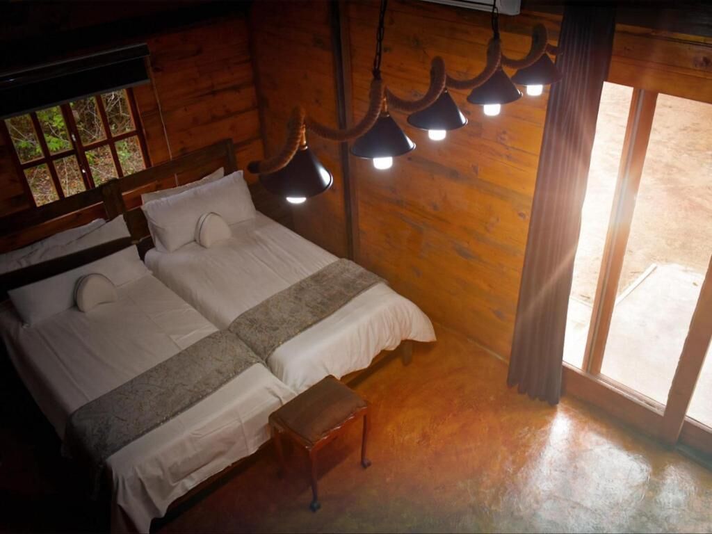 Cabane Familiale, vue jardin