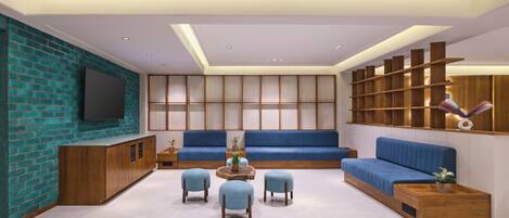 Sala de estar en el lobby