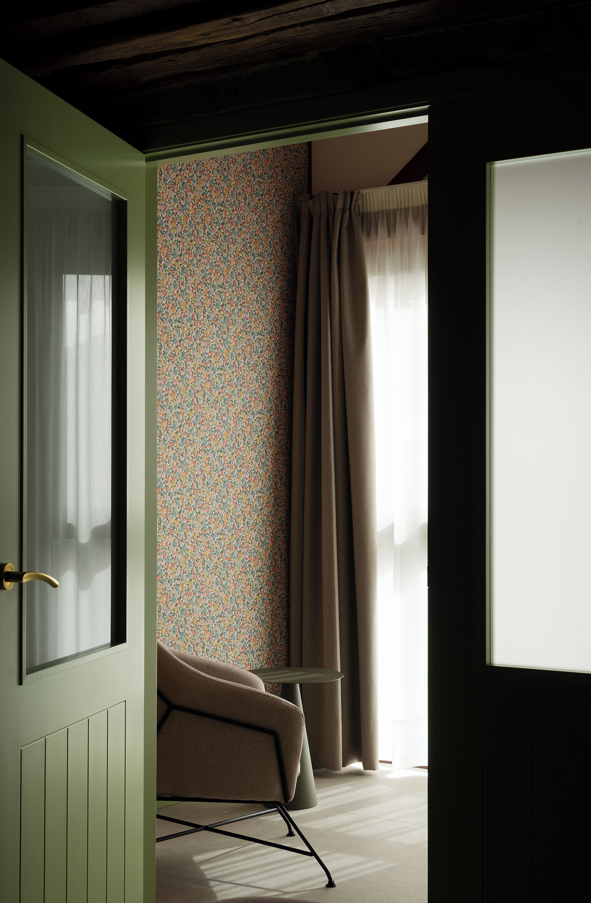 Economy-Dreibettzimmer, Balkon, Gartenblick | Innenbereich