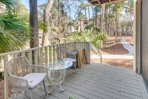 Terrace/patio - Walk to Beach: Hilton Head Escape w/ Pool Access! (Hilton Head Island)