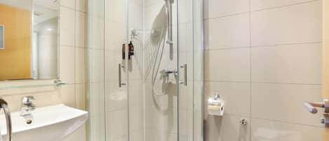 Hair dryer, towels