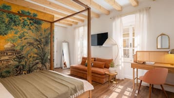 Chambre Double Deluxe, vue partielle sur la mer