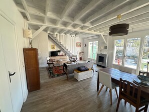Dining - Spacious duplex apartment sea view - 5 guests (Cabourg)