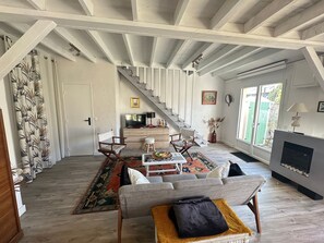 TV - Spacious duplex apartment sea view - 5 guests (Cabourg)