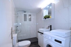 Apartment, City View | Bathroom - Spacious minimal apartment at Chalandri (Chalandri)