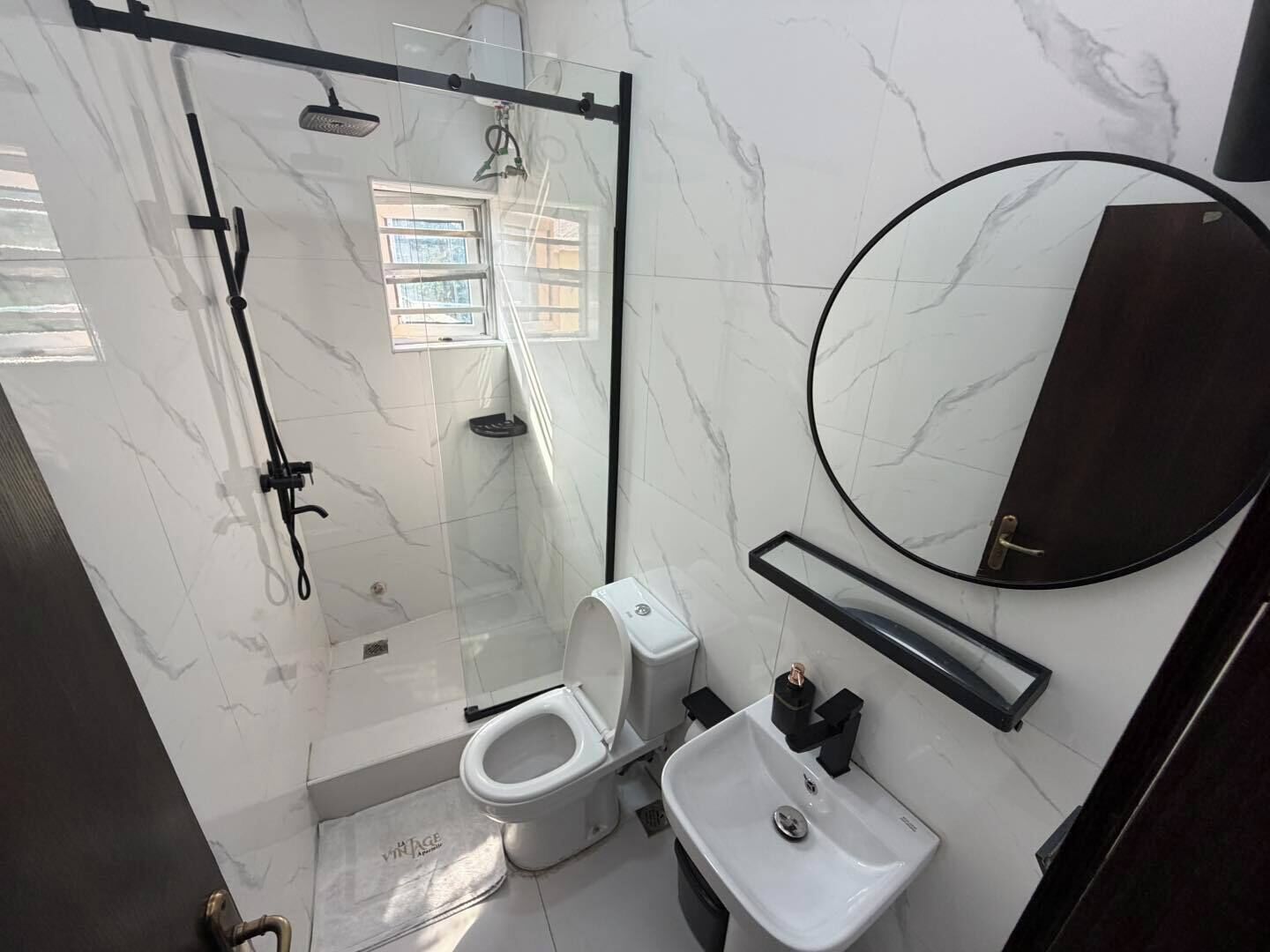 Economy Apartment, Balcony, City View | Bathroom | Free toiletries, hair dryer, towels, soap