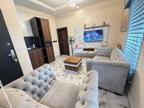 Living area - La Vintage Apartelle (Lekki)