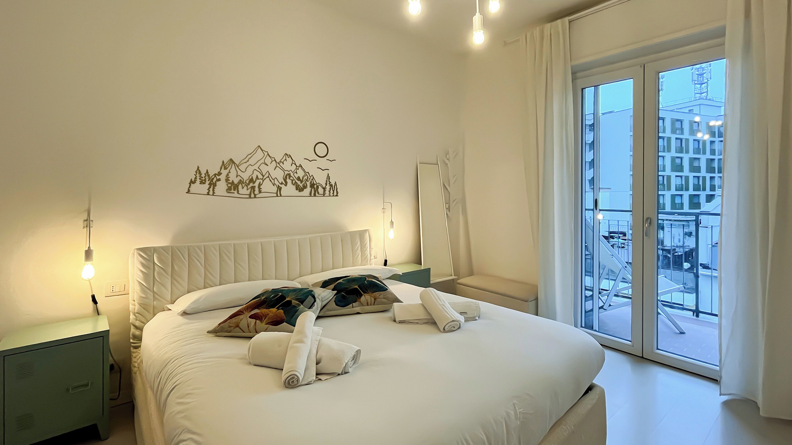 Apartment, Balkon, Stadtblick