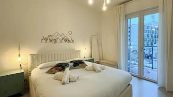 Apartment, Balkon, Stadtblick