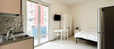 Departamento Confort, vista a la ciudad | Tabla de planchar con plancha y wifi gratis
