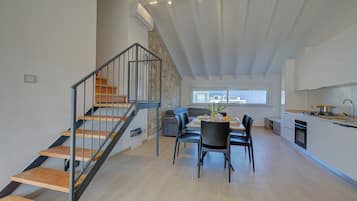 Appartamento familiare, camere multiple (Peschiera lake view) | Pasti