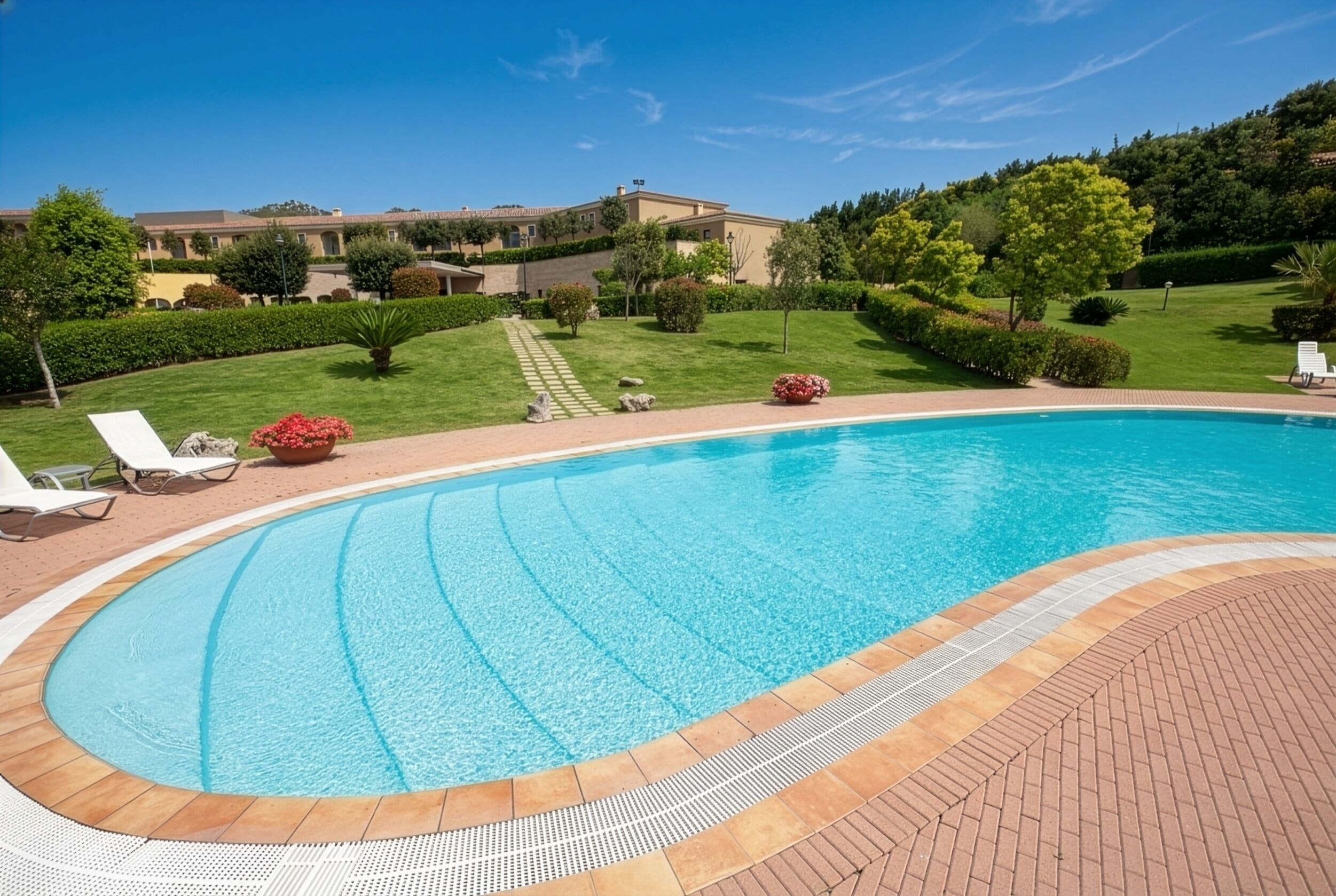 Seasonal outdoor pool