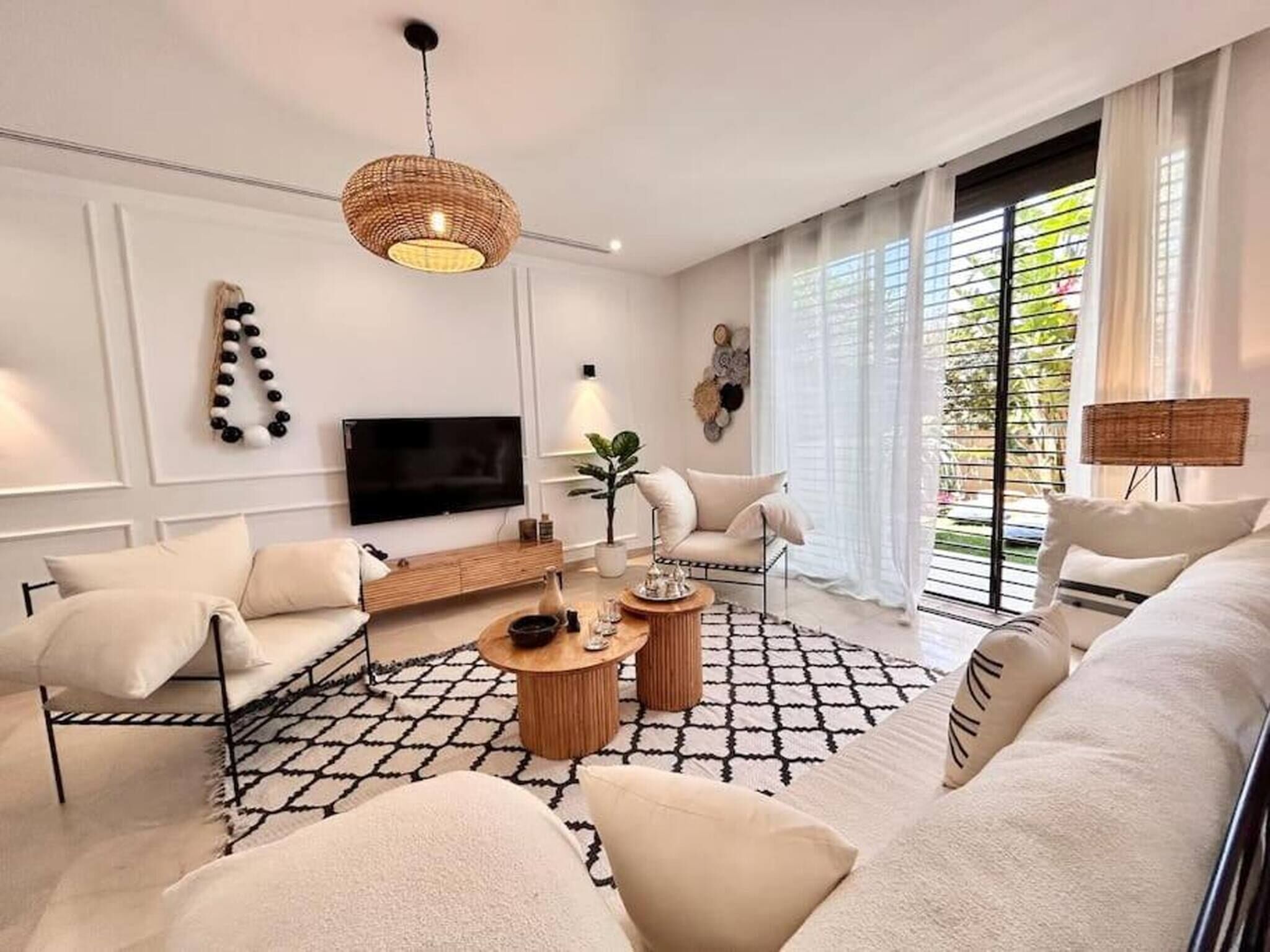 Villa, 3 camere da letto, piscina privata, vista giardino | Area soggiorno