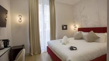 Kamar Double Comfort, balkon, pemandangan kota