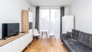 Studiosuite, terrasse | Oppholdsområde