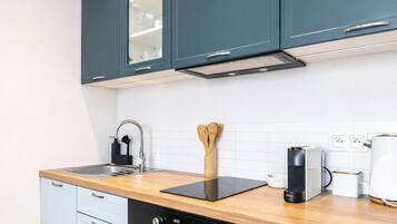 Suite estudio, patio | Cocina básica privada
