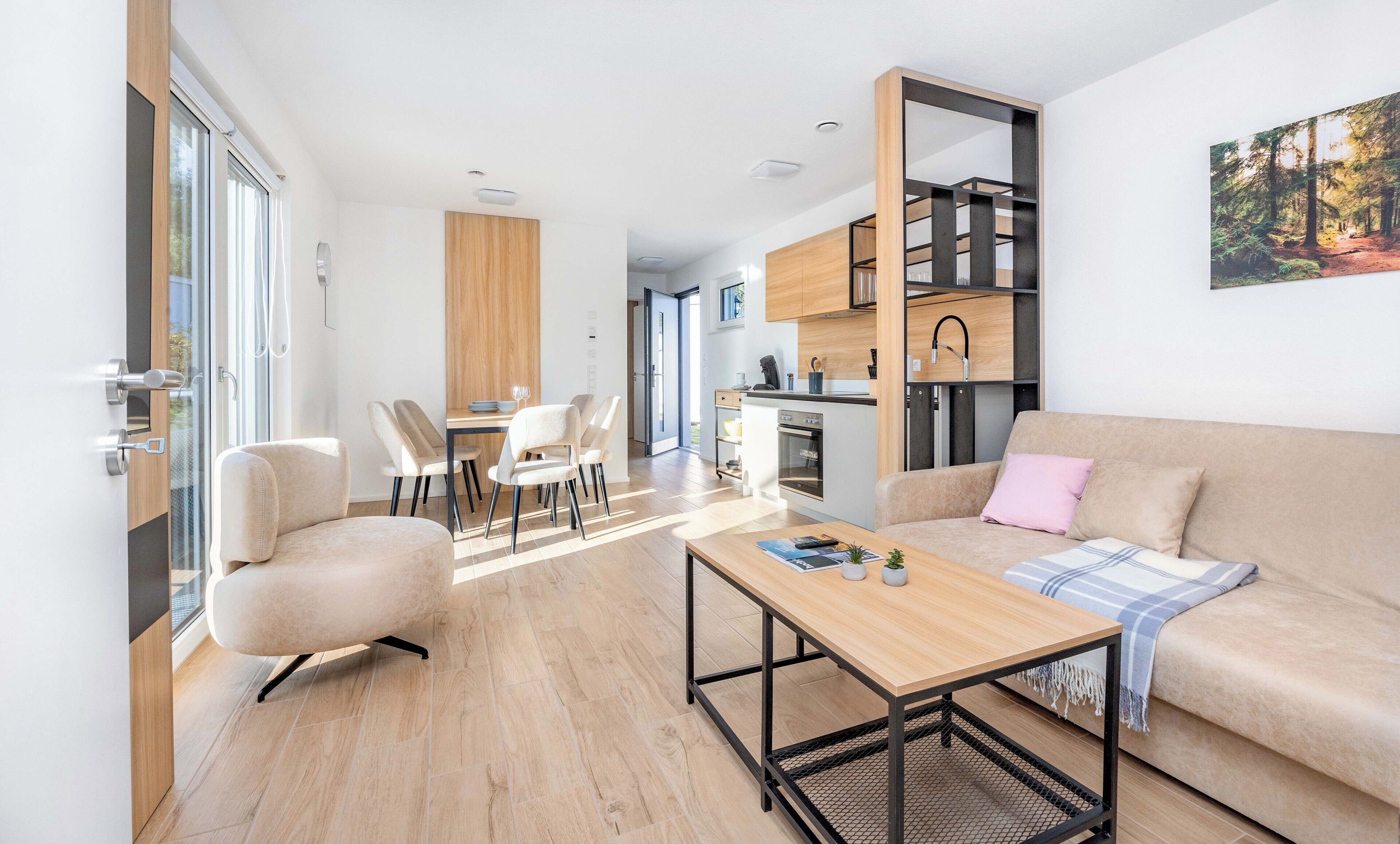 Cabin, 2 Bedrooms | Living area