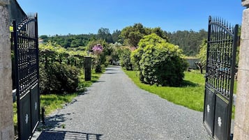 Familiehus, terrasse, fjellutsikt | Overnattingsstedets uteområder