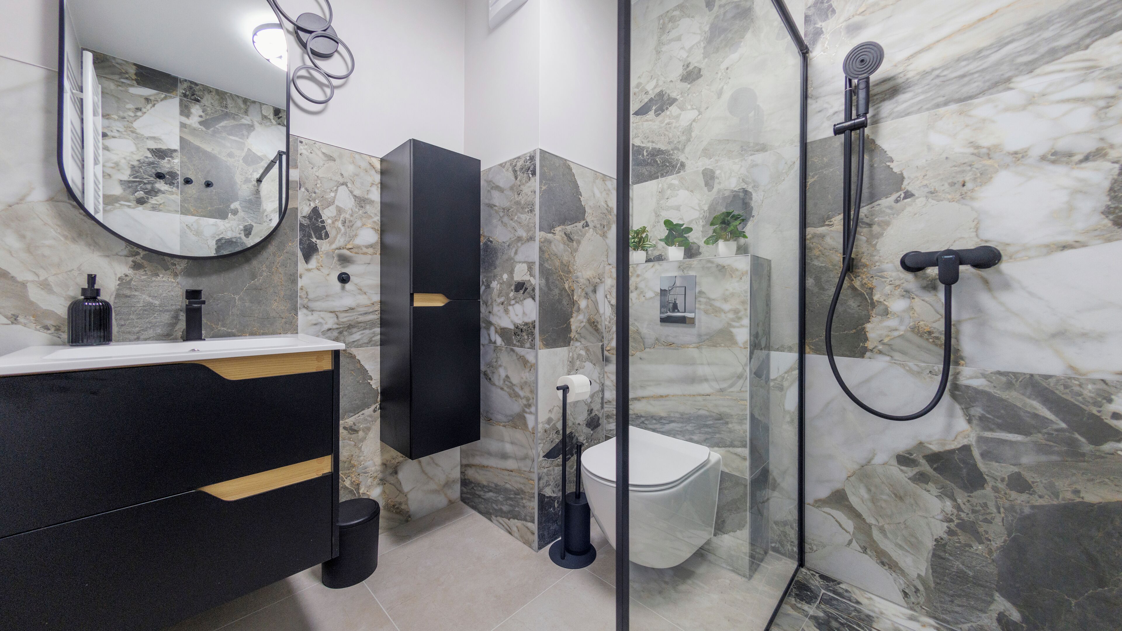 Leilighet, balkong | Bad