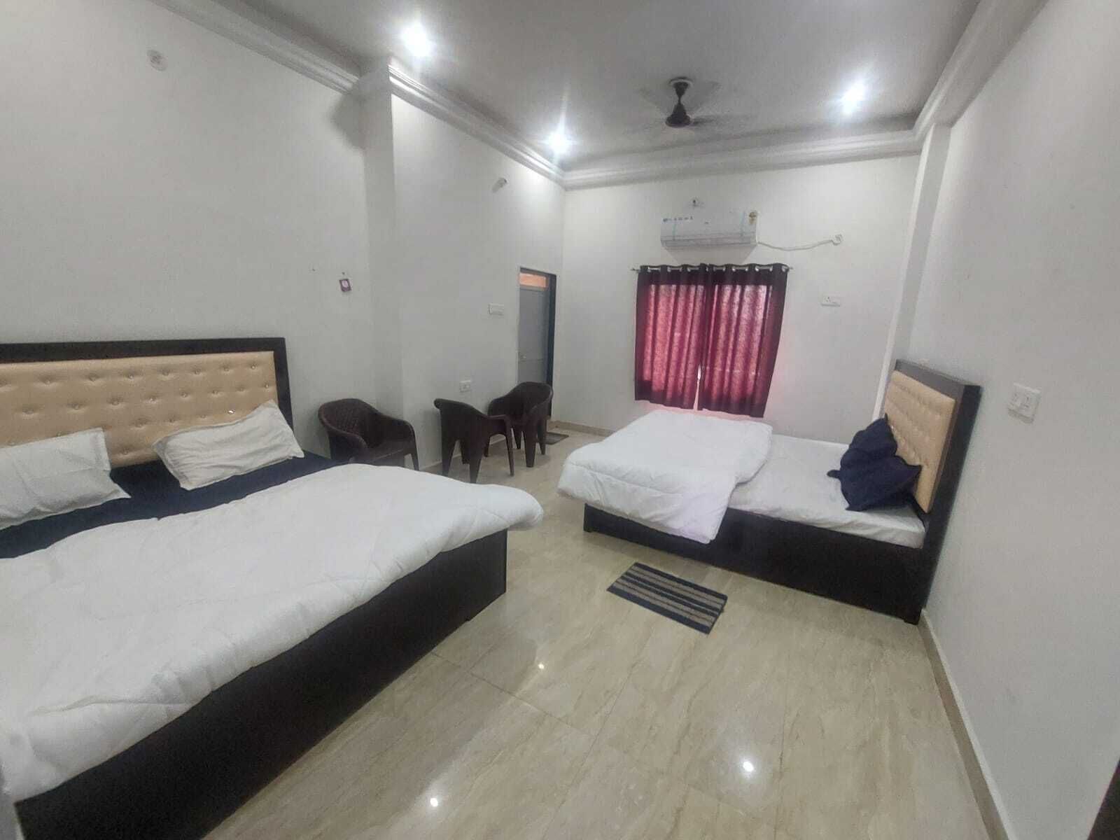 Family Double or Twin Room, Balcony, Garden View