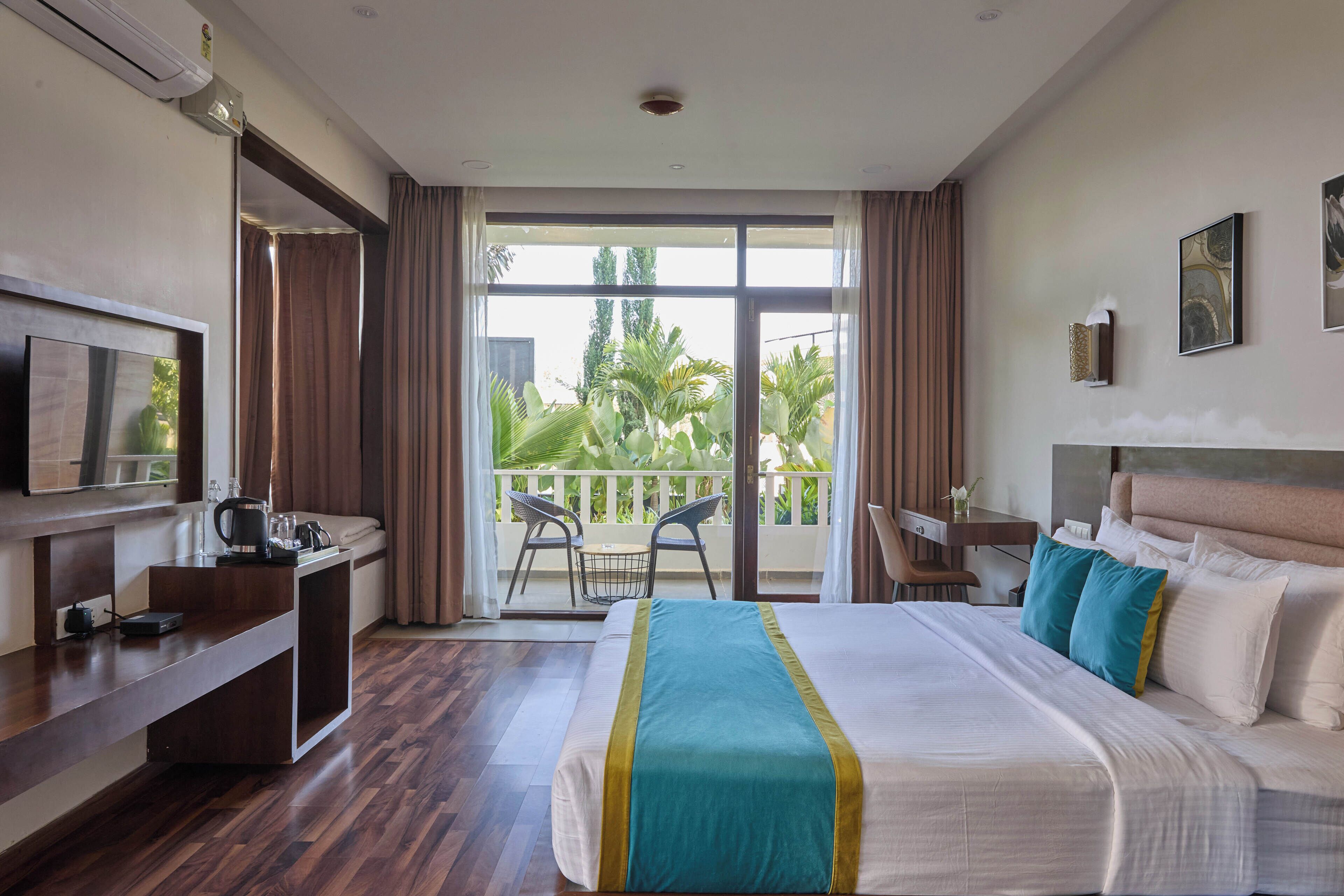 Deluxe kamer, uitzicht op tuin