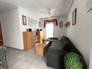 House, 2 Bedrooms, Smoking, Terrace | Living room - Playa Flamenca With Terrace (Orihuela)