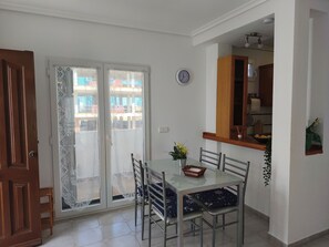 House, 2 Bedrooms, Smoking, Terrace | Dining room - Playa Flamenca With Terrace (Orihuela)