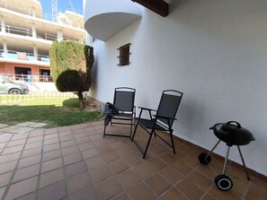 House, 2 Bedrooms, Smoking, Garden View | Terrace/patio - Ground Floor in Playa Flamenca With Pool (Orihuela)