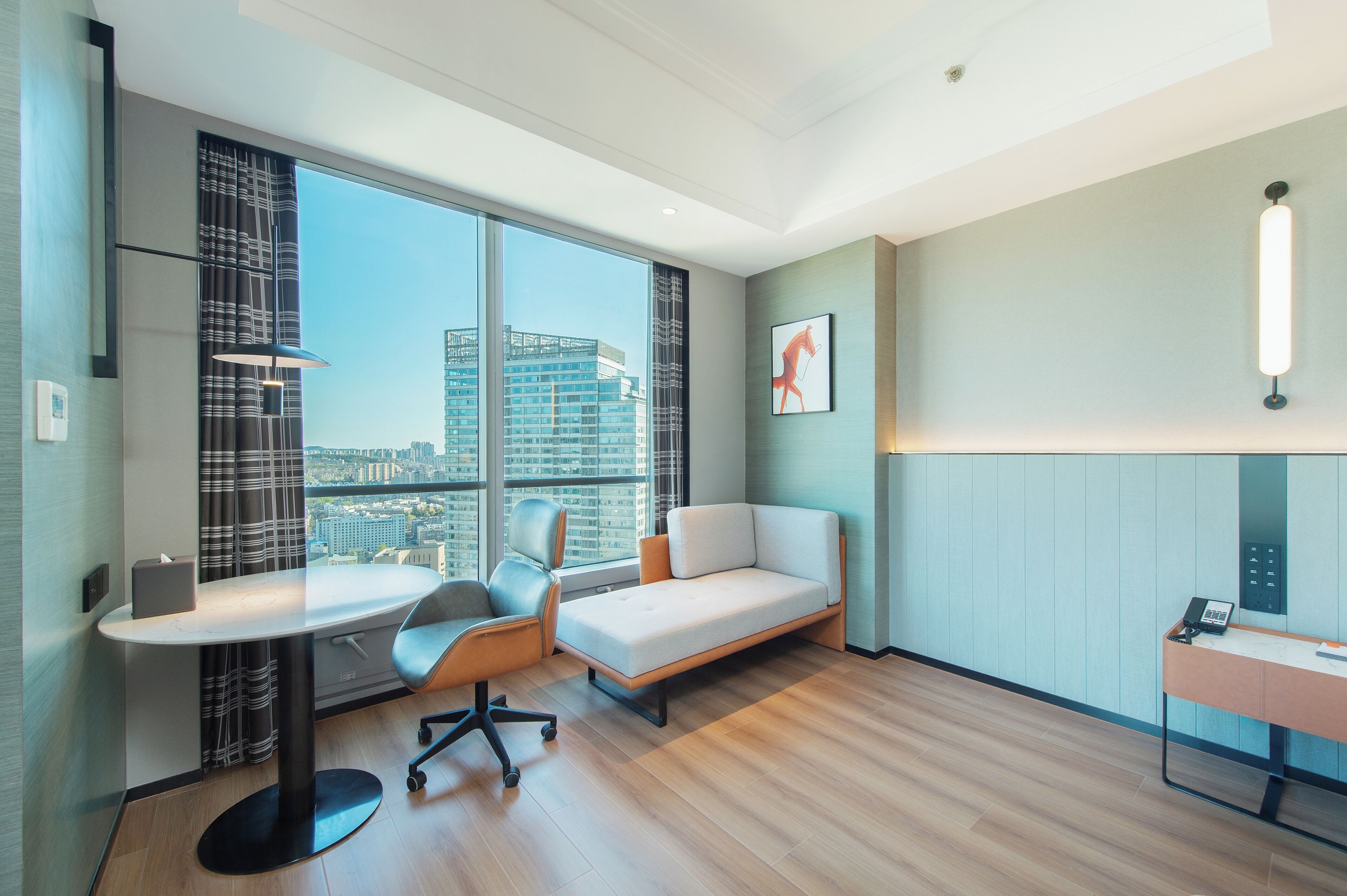 Deluxe Room, 1 King Bed (City side) | Premium bedding, down comforters, Tempur-Pedic beds, free minibar