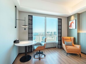 Quarto luxo, 1 cama King, vista para o oceano