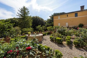 Property grounds - Historic Tuscan Villa with frescoed halls (Toscana)