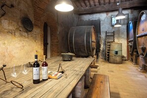 Interior - Historic Tuscan Villa with frescoed halls (Toscana)